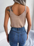 'Raya' Openwork Knit Tank Top - Celes Fashion